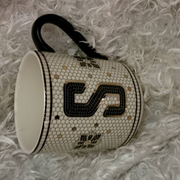 Anthropologie Tiled Margot Monogram Coffee Mug S - Picture 3 of 4
